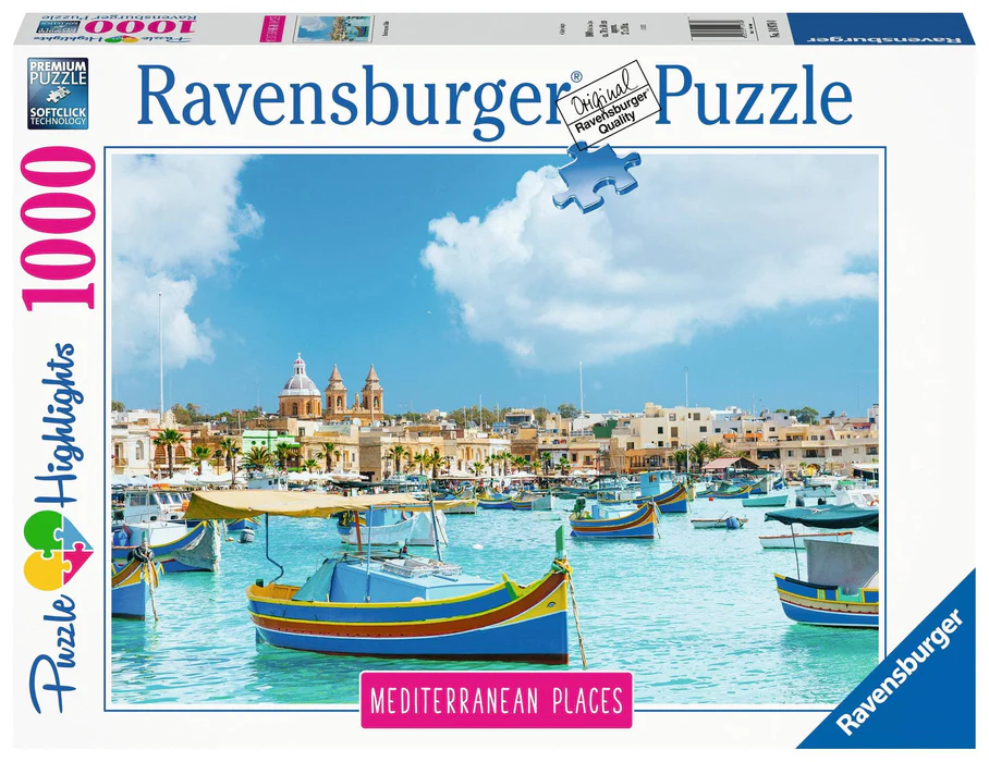 Mediterranean Malta 1000pc Puzzle - Ravensburger