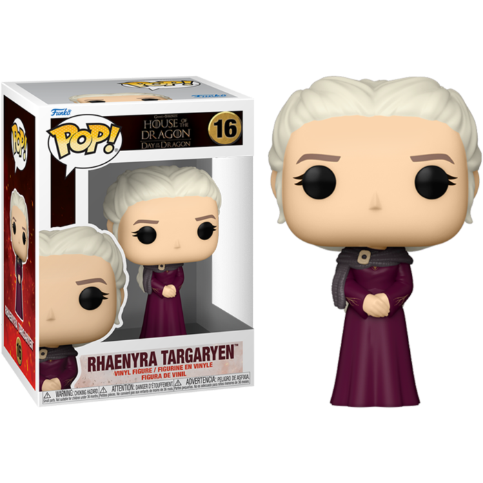 House of the Dragon - Rhaenyra Targaryen in Purple Robe Funko Pop! Vinyl Figure #16