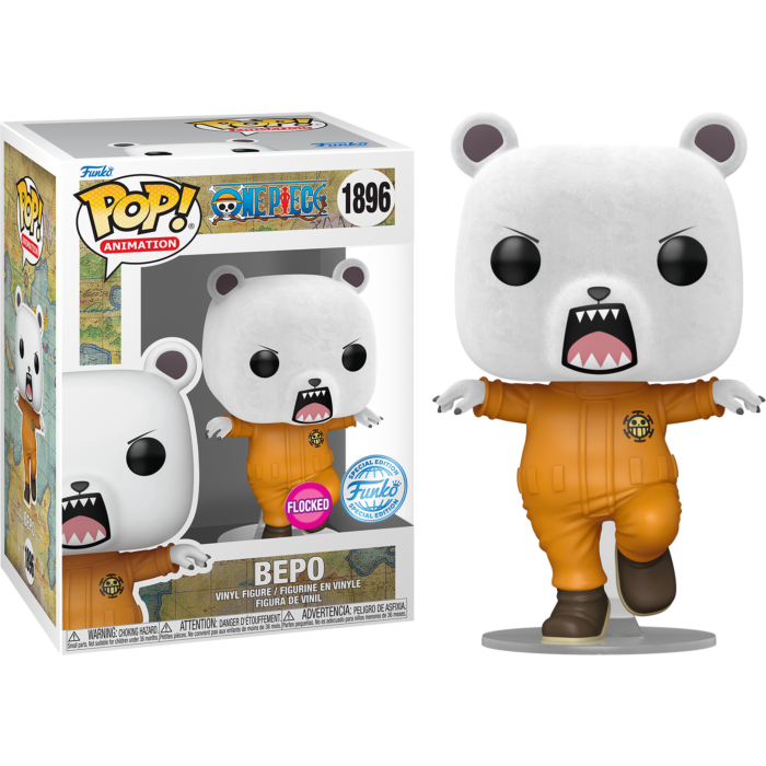 One Piece - Bepo (Flocked) Funko Pop! Vinyl Figure #1896