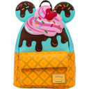 Disney - Mickey & Minnie Mouse Sweet Treats Ice Cream Sundae Mini Backpack - Loungefly