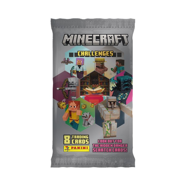 Panini Minecraft Challenges Trading Cards Booster Pack