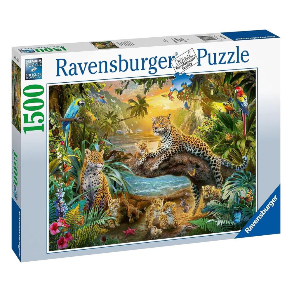 Leopards in the Jungle 1500pce Puzzle - Ravensburger
