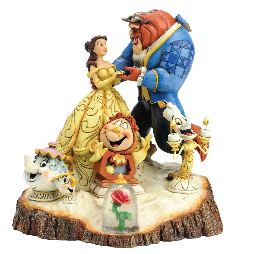 Beauty & The Beast 'Tale As Old As Time' Carved By Heart Figurine - Disney Traditions by Jim Shore
