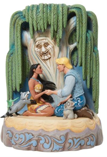 POCAHONTAS ' Listen to Your Heart' Figurine Disney Traditions by Jim Shore.