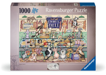 Dapper Dogs No. 1 Digby's Deli 1000pc Puzzle - Ravensburger