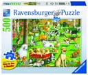 At the Dog Park 500pc Large Format Puzzle - Ravensburger