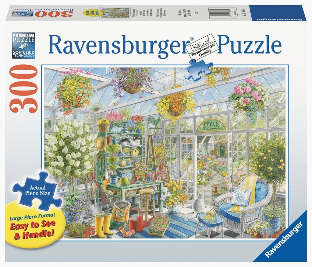 Greenhouse Heaven 300pc Large Format Puzzle - Ravensburger