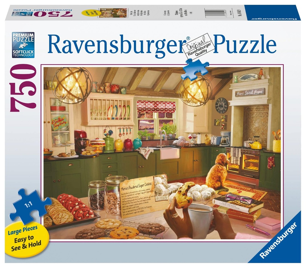 Cozy Kitchen 750pc Large Format Puzzle - Ravensburger