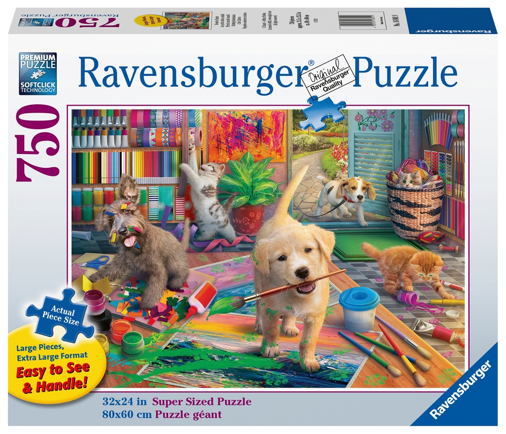 Cute Crafters 750pc Large Format Puzzle - Ravensburger