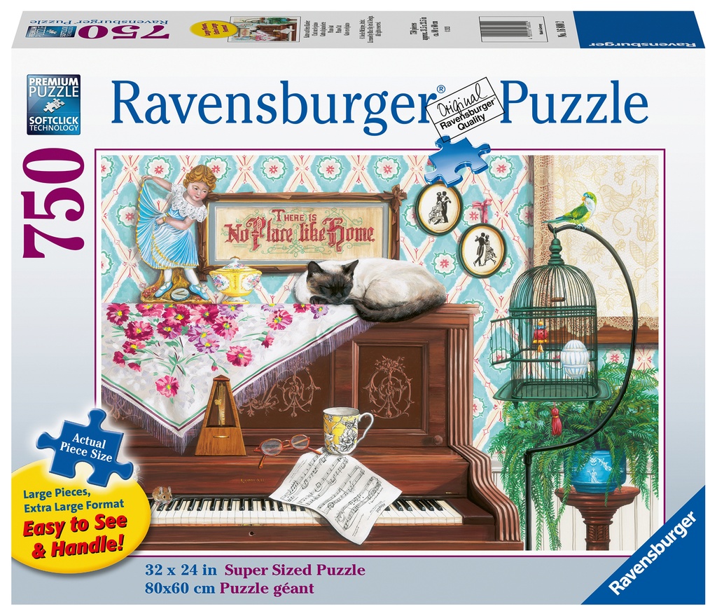 Piano Cat 750pc Large Format Puzzle - Ravensburger