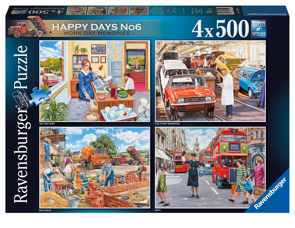Happy Days No.6 4x500pc Puzzle - Ravensburger 