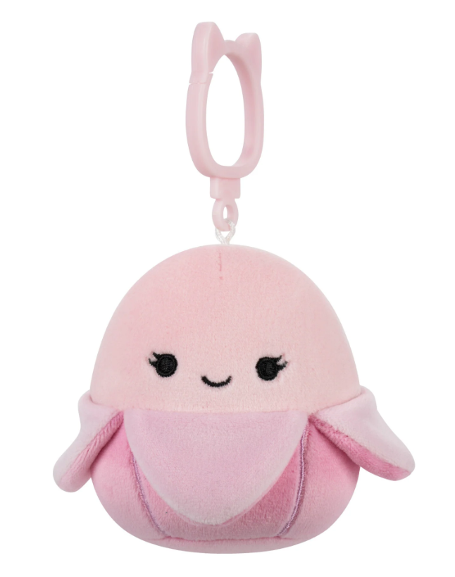 Lex Lex the Pastel Pink Banana 3.5 inch Squishmallows Clips
