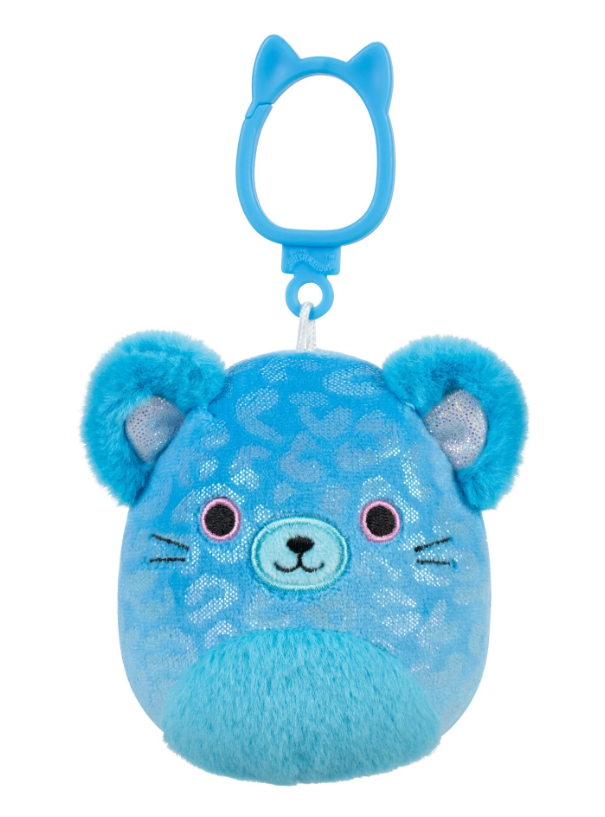 Sarge the Blue Jaguar 3.5 inch Squishmallows Clips