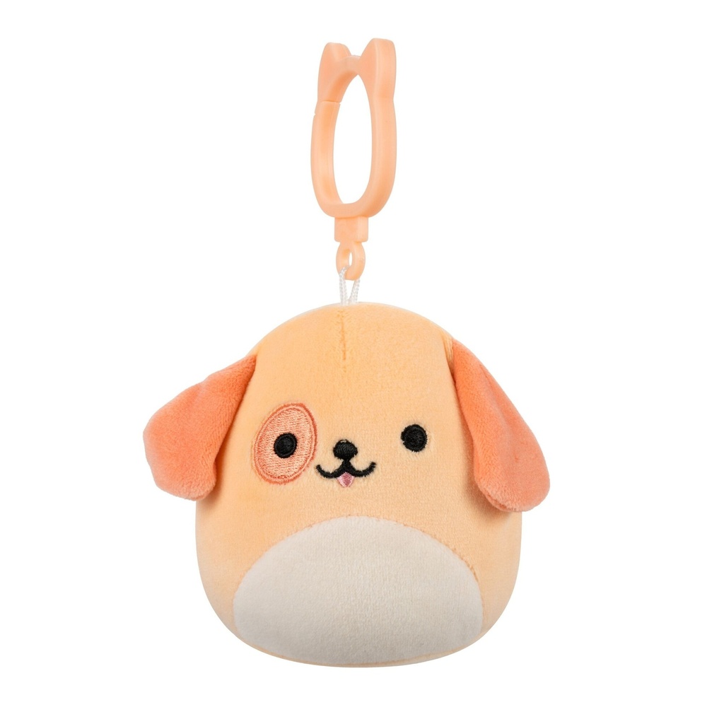 Drella the Peach Dog 3.5 inch Squishmallows Clips