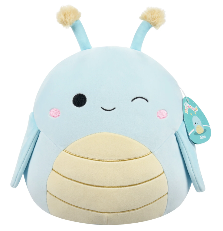Giles the Winking Blue Grasshopper 7.5 inch Squishmallows