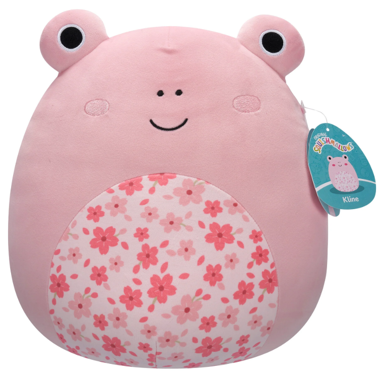Kline the Floral Frog 7.5 inch Squishmallows