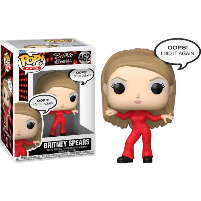 Britney Spears - Britney Spears 'Oops I Did It Again' Funko Pop! Vinyl Figure #462