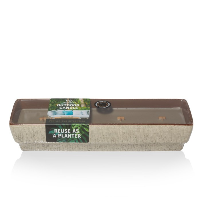 Vanilla Oud Citronella Outdoor Candle - WoodWick
