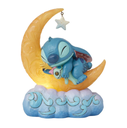 "Sweet Dreams" Lilo & Stitch:  Stitch & Scrump on LED Moon Figurine - Disney Traditions by Jim Shore
