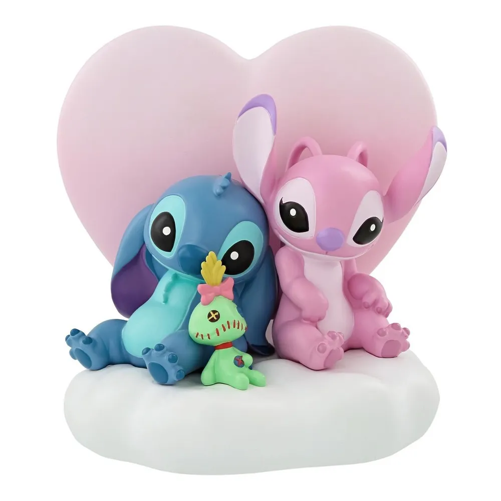 Lilo & Stitch: Stitch & Angel Light Up Figurine - Enesco Disney Showcase