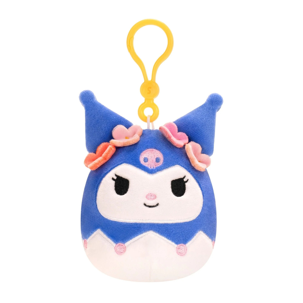 Kuromi 3.5 inch Squishmallows Clips Hello Kitty and Friends Tropical Food Treats Assortment