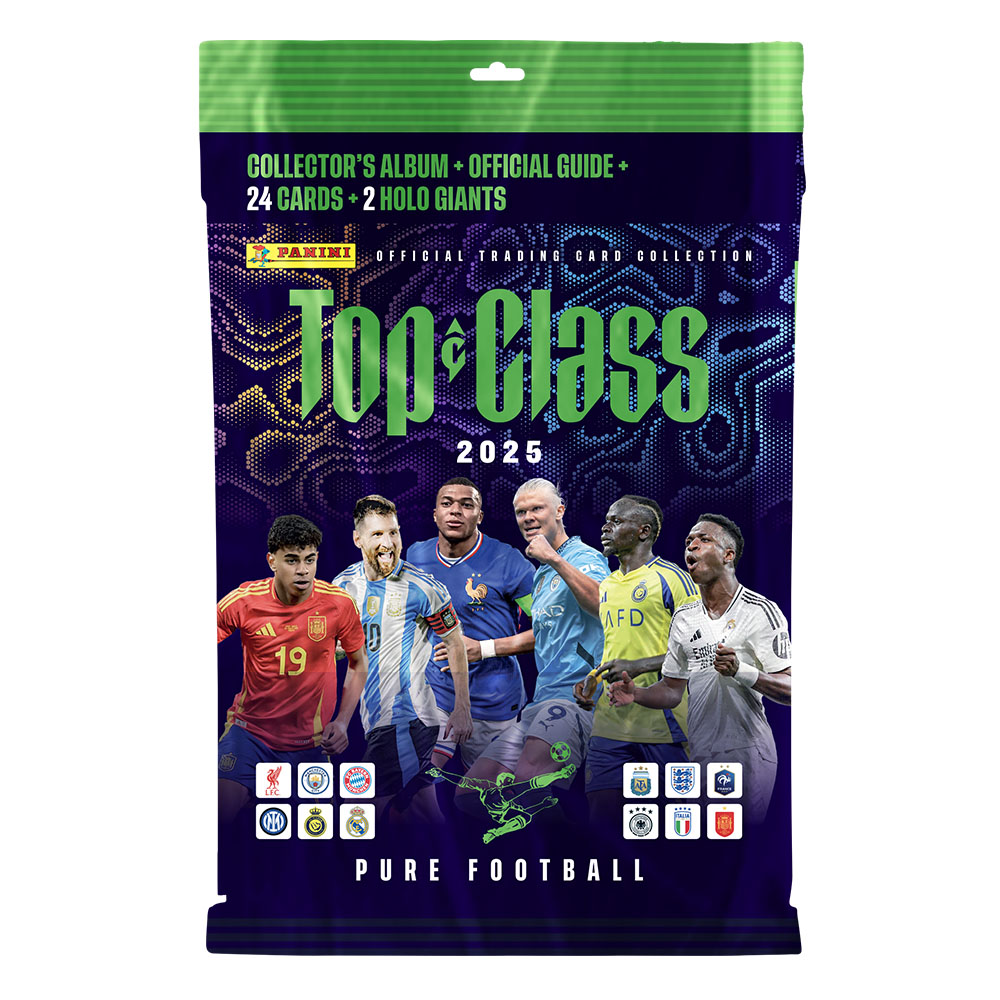 Panini Top Class Soccer 2025 Trading Cards - Starter Pack