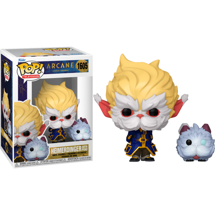 Arcane: League of Legends - Heimerdinger with Poro Funko Pop! Vinyl Figure #1605