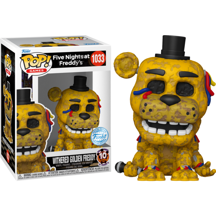 Five Nights at Freddy's - Withered Golden Freddy Funko Pop! Vinyl Figure #1033