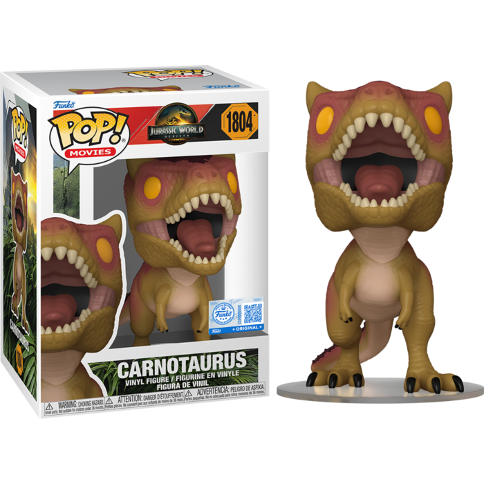 Jurassic World: Rebirth - Carnotaurus Funko Pop! Vinyl Figure #1804