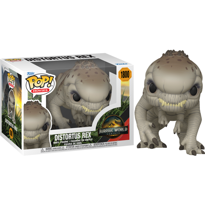 Jurassic World: Rebirth - Distortus Rex Funko Pop! Vinyl Figure #1800