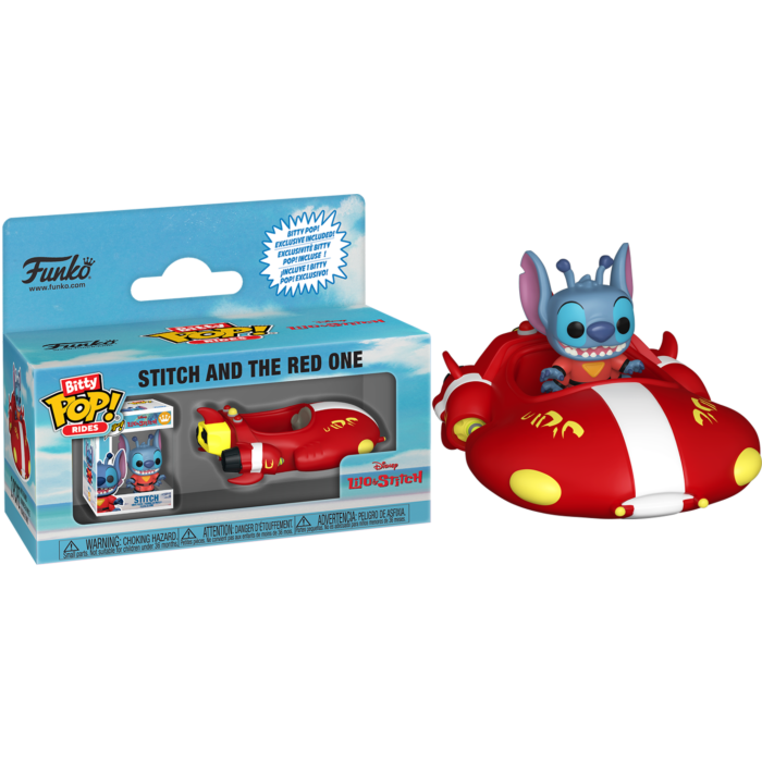 Lilo & Stitch - Stitch with the Red One Bitty Funko Pop! Ride Vinyl Figure