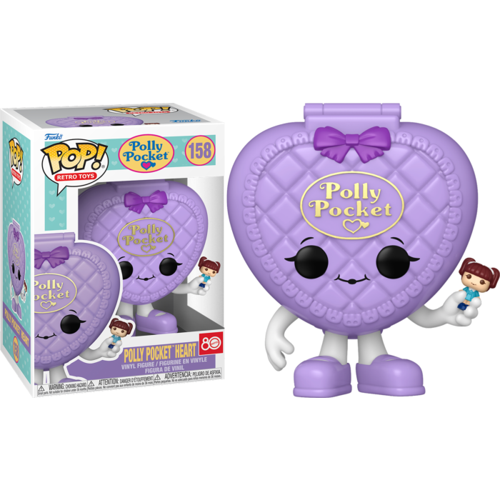 Retro Toys: Polly Pocket - Heart Shell Funko Pop! Vinyl Figure #158