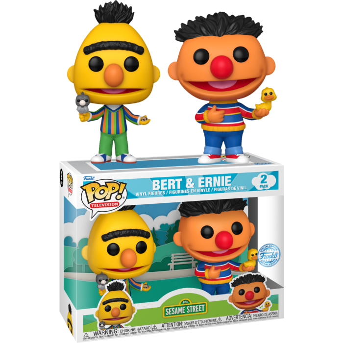 Sesame Street - Bert & Ernie Funko Pop! Vinyl Figure 2pk
