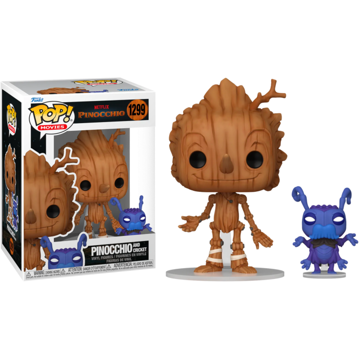 Guillermo del Toro's Pinocchio (2022) - Pinocchio & Cricket Pop! Vinyl Figure #1299