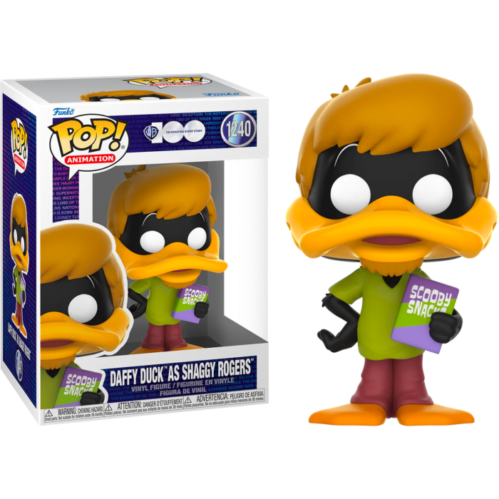 Looney Tunes - Daffy Duck as Shaggy (WB 100th) Funko Pop! Vinyl Figure