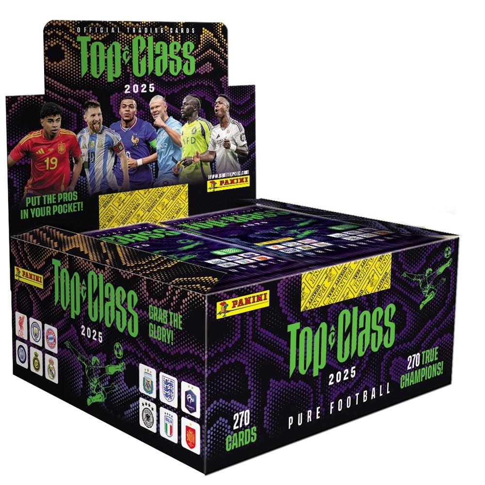 Panini FIFA Top Class Pure Football Soccer 2025 Trading Cards - Sealed Booster Box
