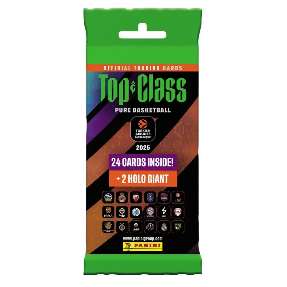 Panini Top Class Pure Basketball 2025 Euro League Trading Card Fat Pack