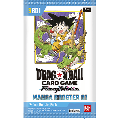 Dragon Ball Super Card Game: Fusion World Manga Booster [SB-01] - Single Booster Pack