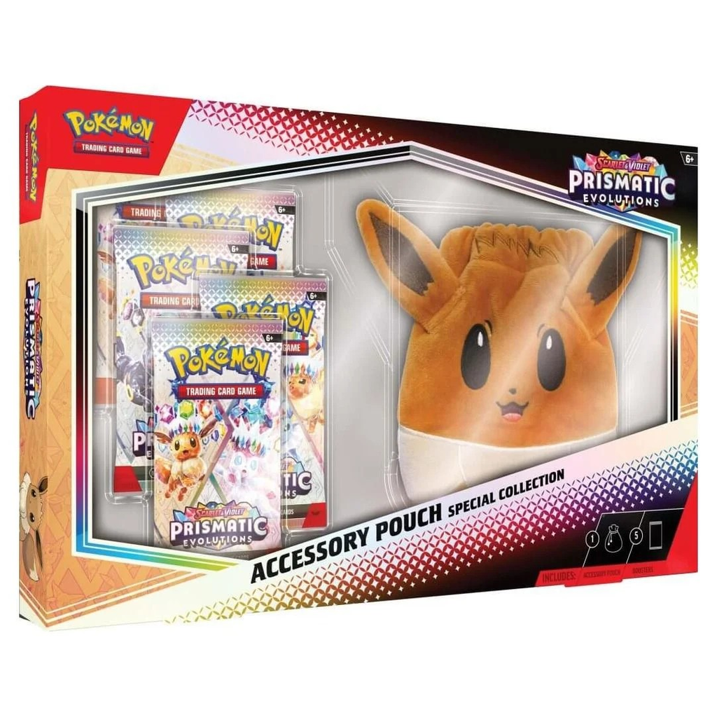 Pokémon TCG Scarlet & Violet Prismatic Evolutions 8.5 Accessory Pouch