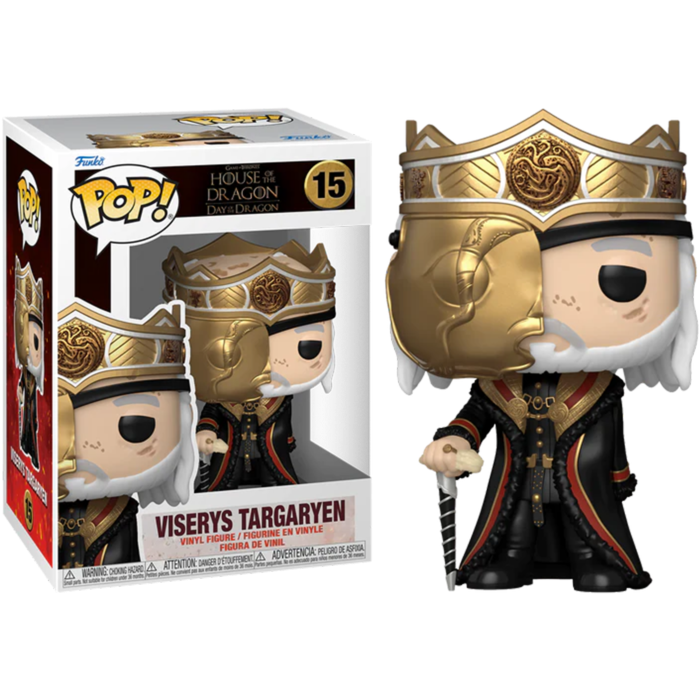 House of the Dragon - Viserys Targaryen (Masked) Funko Pop! Vinyl Figure #15