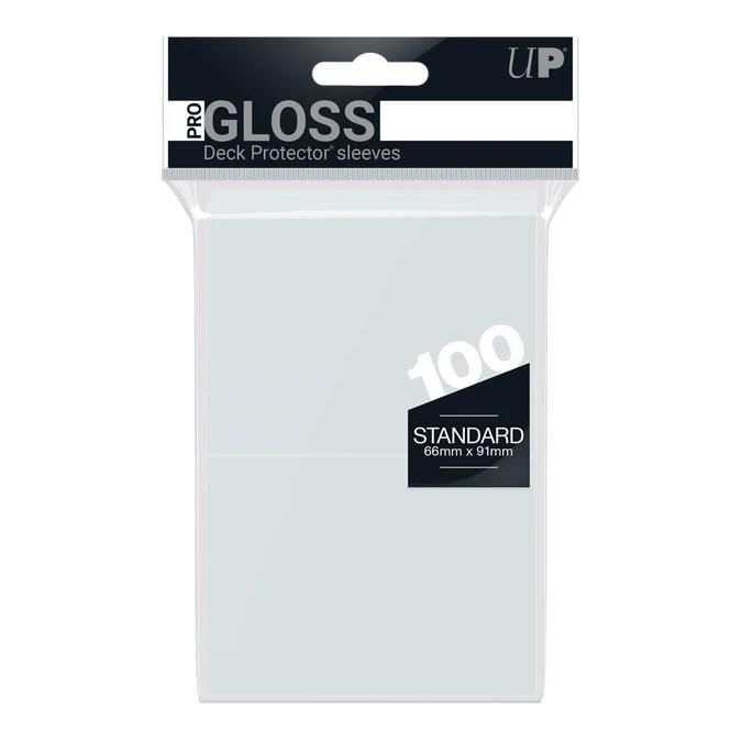 Ultra Pro - Standard Pro-Gloss Deck Protector Sleeves Clear 100pk