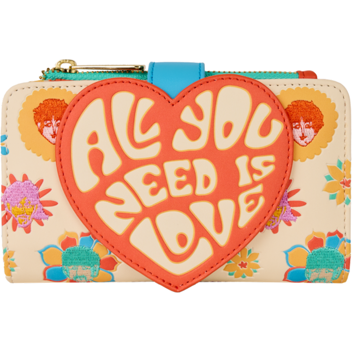 The Beatles - All You Need is Love Zip Wallet - Loungefly
