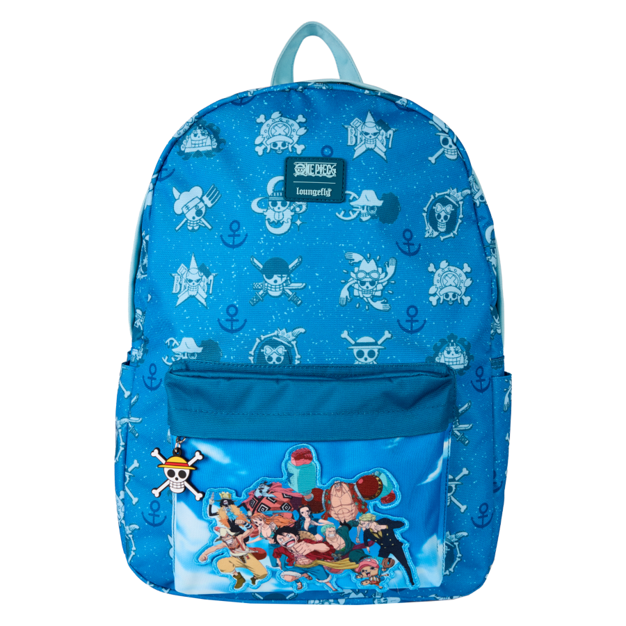 One Piece - All Over Print Nylon Full-Size Backpack - Loungefly