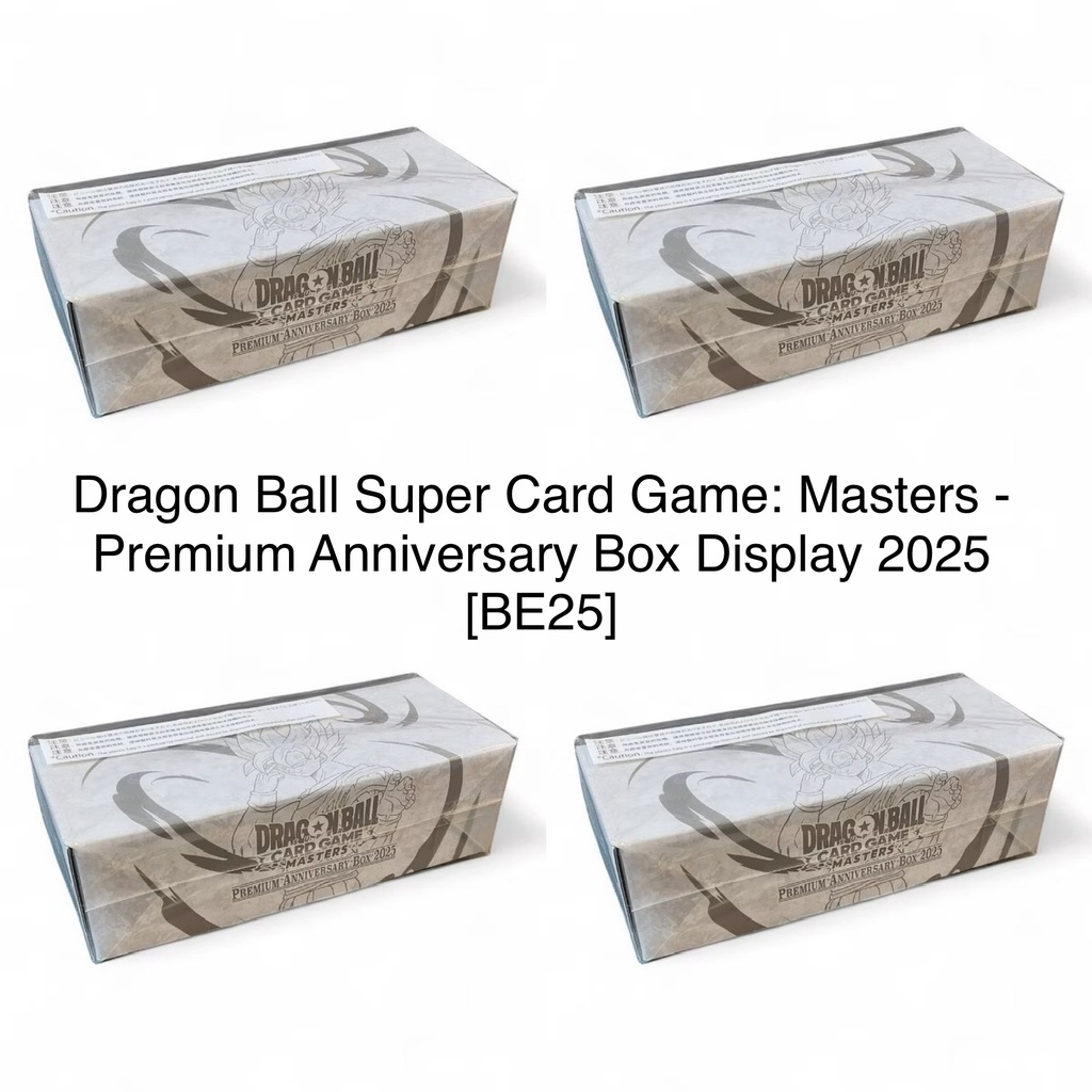 Dragon Ball Super Card Game: Masters – Premium Anniversary Box Display 2025 [BE25]