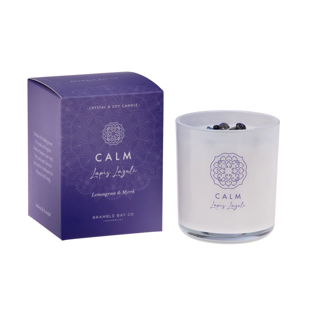 Crystal Boho 300g Soy Candle - Calm - Bramble Bay Co