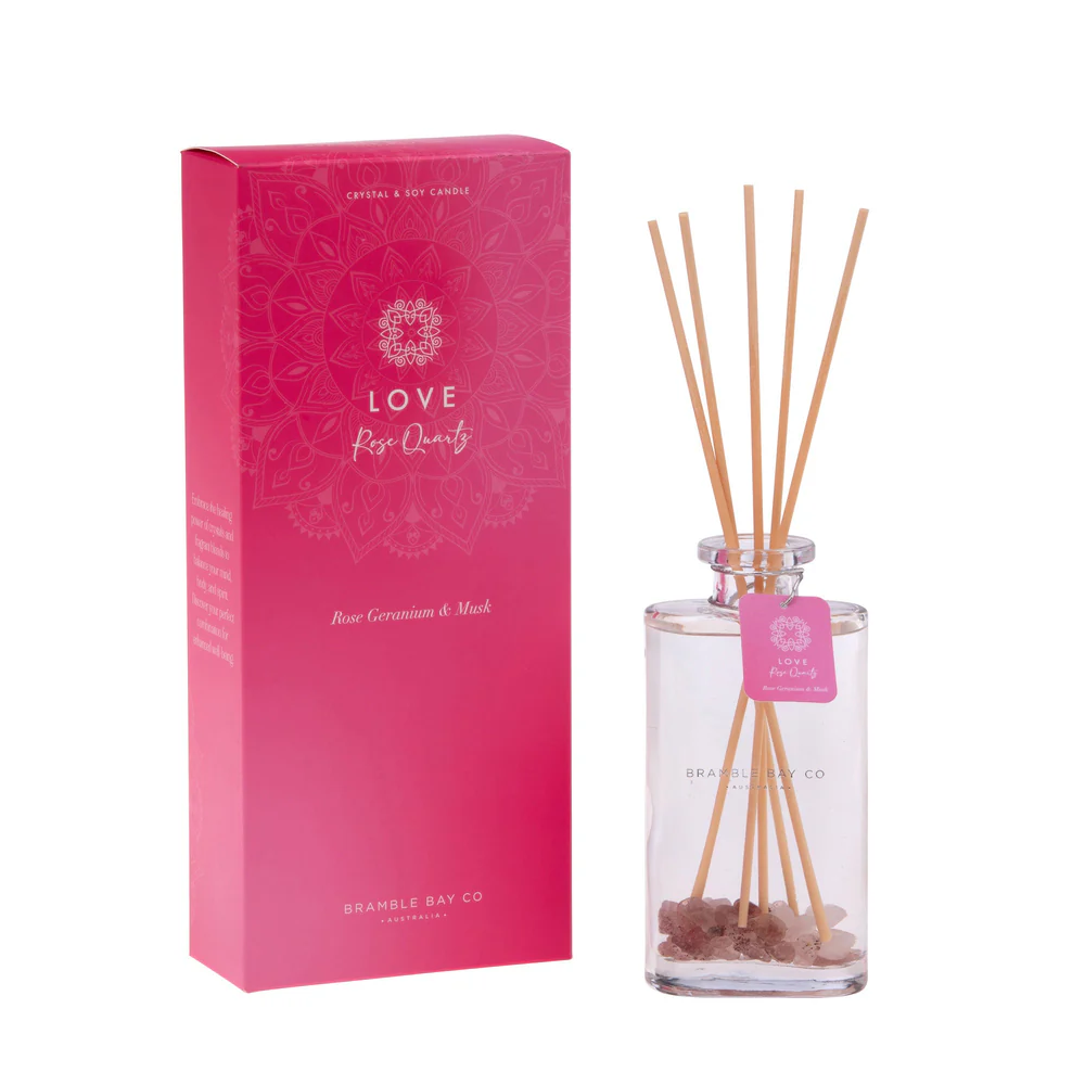 Crystal Boho 150ml Diffuser - Love - Bramble Bay Co