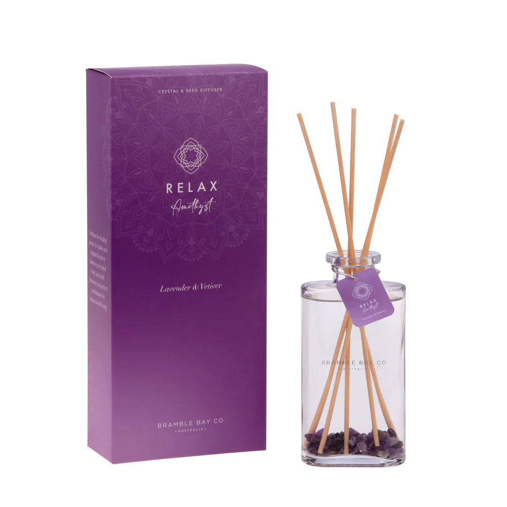 Crystal Boho 150ml Diffuser - Relax - Bramble Bay Co