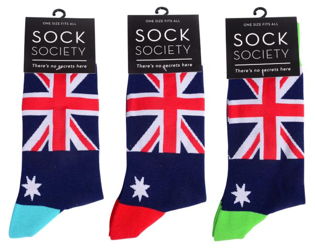 Sock Society - Aussie Flags