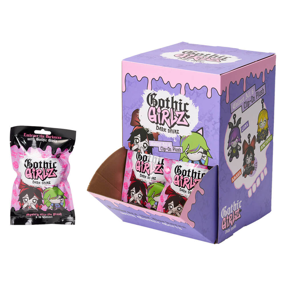 Gothic Girlz Mystery Clip-On Plush Blind Bag