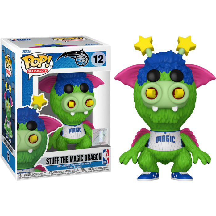 NBA: Mascots - Orlando Stuff the Magic Dragon Funko Pop! Vinyl Figure #12